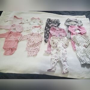 Premie Baby Girl Bundle